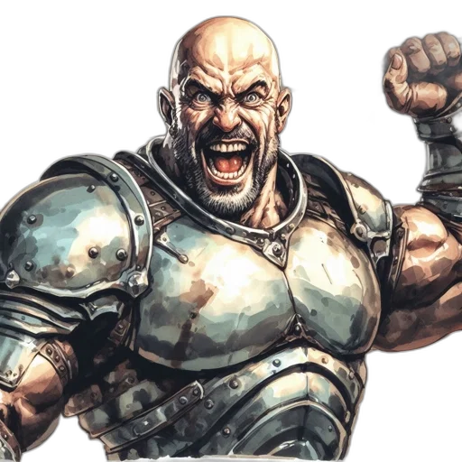 face, weapon, concept art, comic book art transparent PNG cut-out