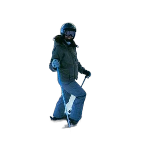 jacket, staff, robot, 3d render transparent PNG cut-out