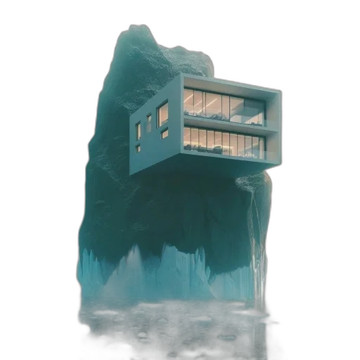 building, furniture, concept art, 3d render transparent PNG cut-out