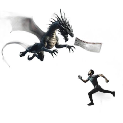 dragon, creature, animal, concept art transparent PNG cut-out
