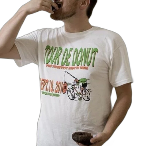 food, man, wearing, white transparent PNG cut-out
