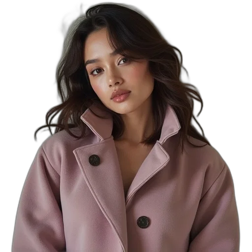 jacket, photorealistic, oil painting, pastel transparent PNG cut-out