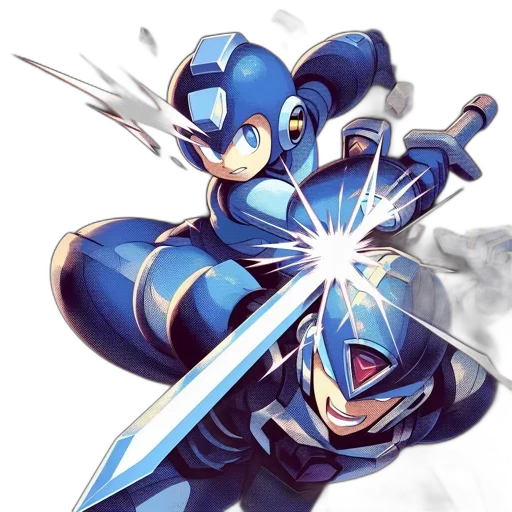 weapon, staff, sword, robot transparent PNG cut-out