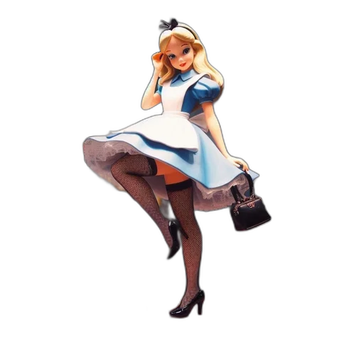 dress, staff, weapon, shoes transparent PNG cut-out