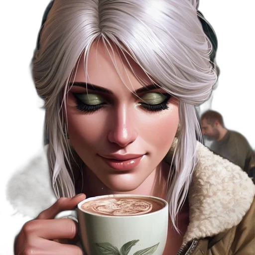 face, comic book art, fantasy art, concept art transparent PNG cut-out