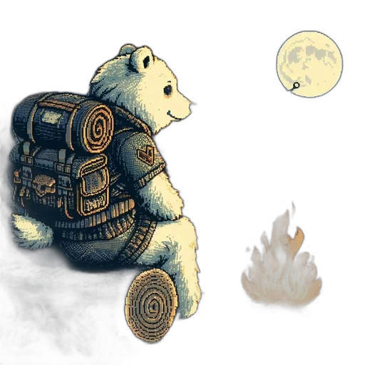 creature, concept art, fantasy art, pixel art transparent PNG cut-out