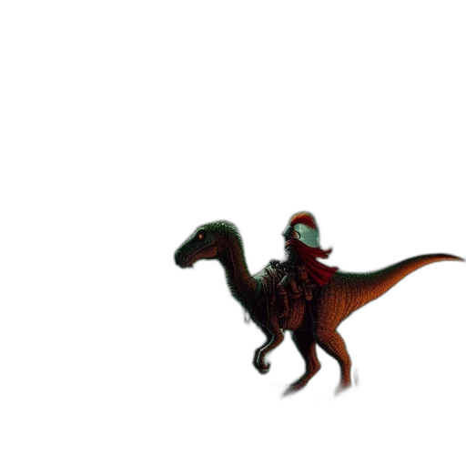 dragon, creature, animal, staff transparent PNG cut-out