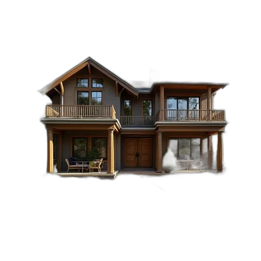 building, furniture, 3d render, photorealistic transparent PNG cut-out