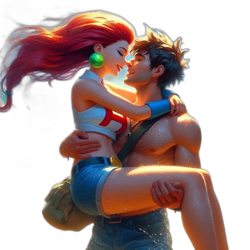 concept art, fantasy art, comic book art, 3d render transparent PNG cut-out