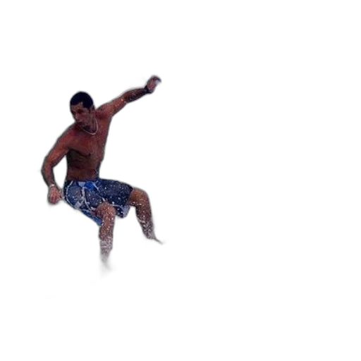 underwater, man, blue, shorts transparent PNG cut-out