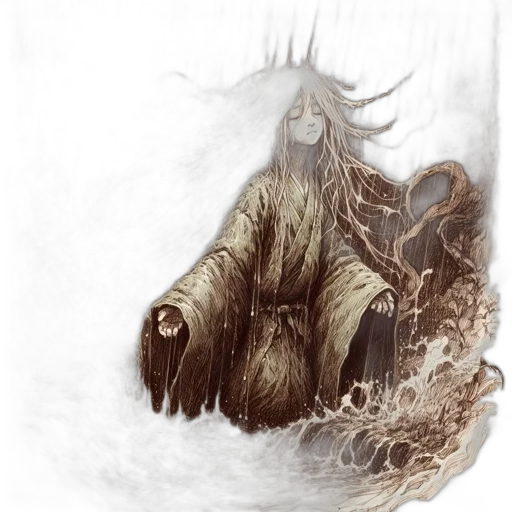creature, dragon, hair, mask transparent PNG cut-out