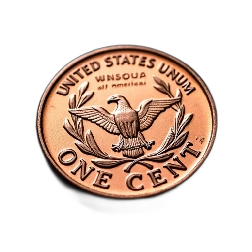 copper-colored, coin, detailed, design transparent PNG cut-out