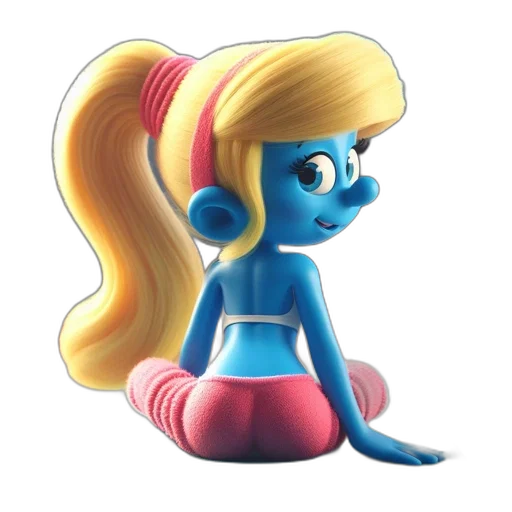 hair, staff, dress, concept art transparent PNG cut-out