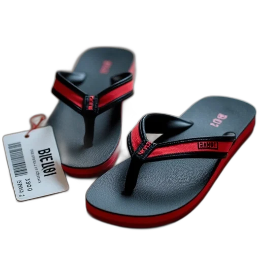 shoes, 3d render, pair, black transparent PNG cut-out