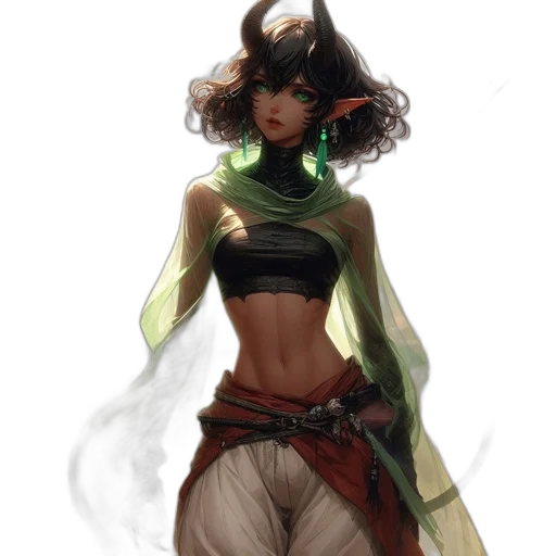 staff, mask, dragon, fantasy art transparent PNG cut-out