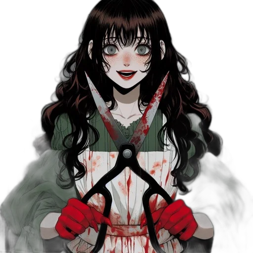 staff, face, dress, creature transparent PNG cut-out
