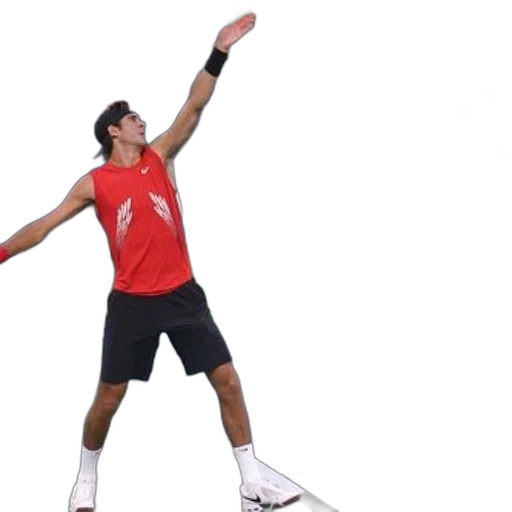 tennis, player, serves, ball transparent PNG cut-out
