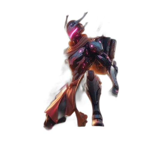 robot, weapon, mask, dragon transparent PNG cut-out