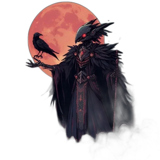 dragon, mask, creature, staff transparent PNG cut-out