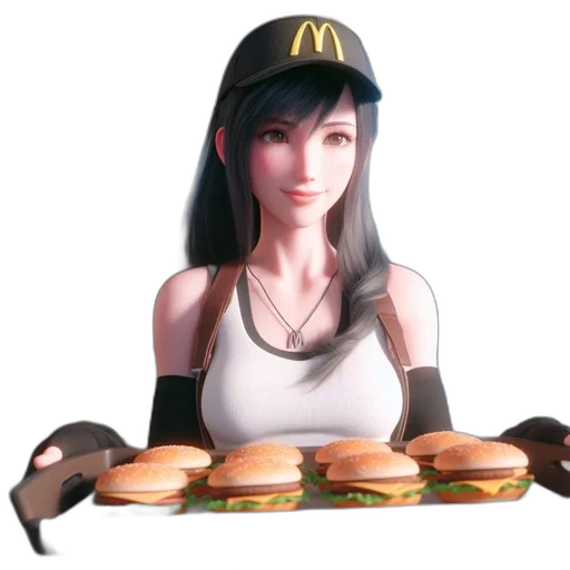 food, robot, 3d render, concept art transparent PNG cut-out