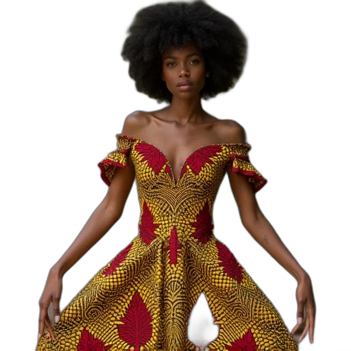 dress, concept art, 3d render, fantasy art transparent PNG cut-out