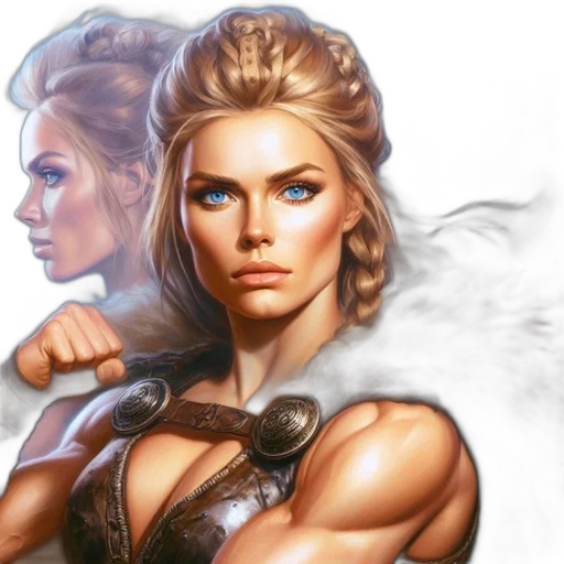 fantasy art, comic book art, concept art, photorealistic transparent PNG cut-out