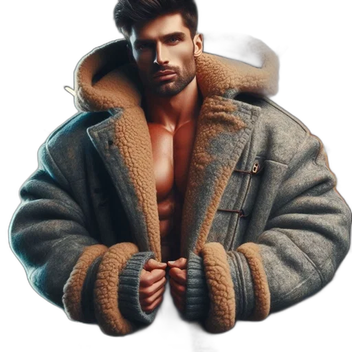 jacket, 3d render, photorealistic, cyberpunk transparent PNG cut-out