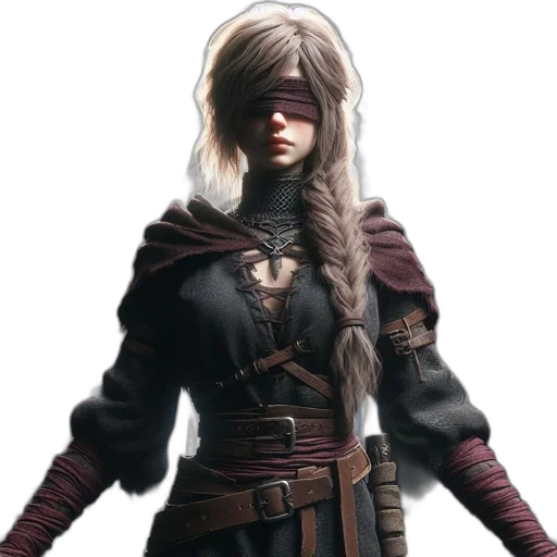 staff, jacket, face, hair transparent PNG cut-out