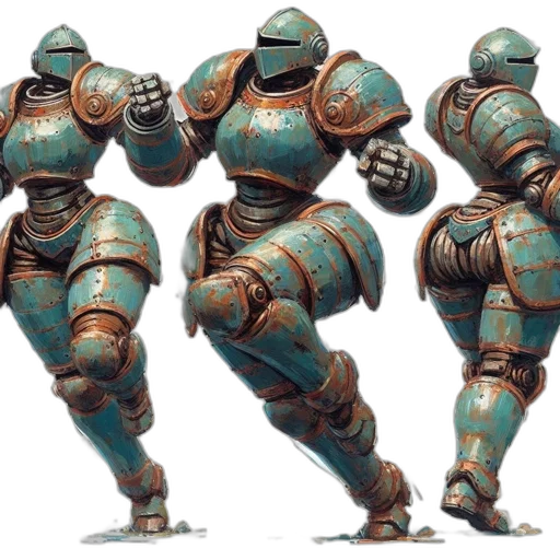 robot, concept art, fantasy art, 3d render transparent PNG cut-out