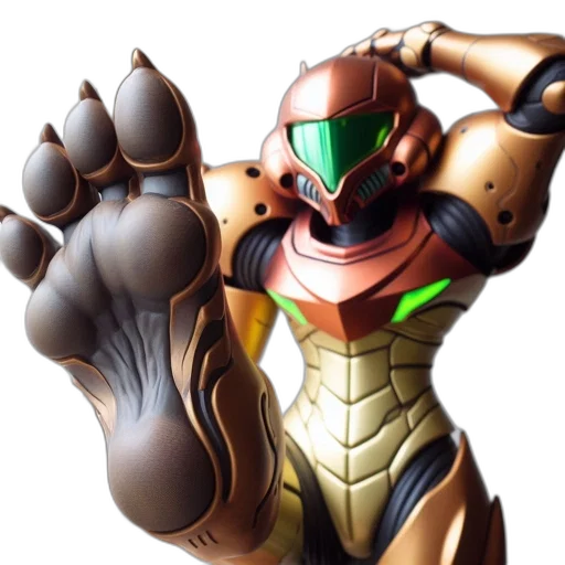 robot, animal, concept art, 3d render transparent PNG cut-out