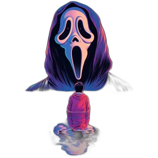 mask, creature, face, hair transparent PNG cut-out