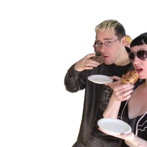 food, man, woman, eating transparent PNG cut-out