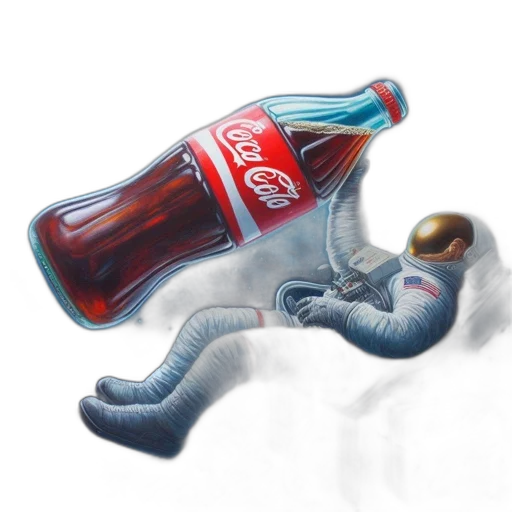 bottle, food, robot, creature transparent PNG cut-out