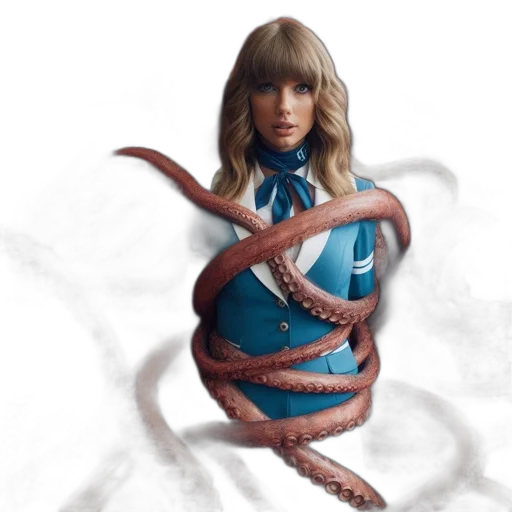 creature, hair, dress, concept art transparent PNG cut-out