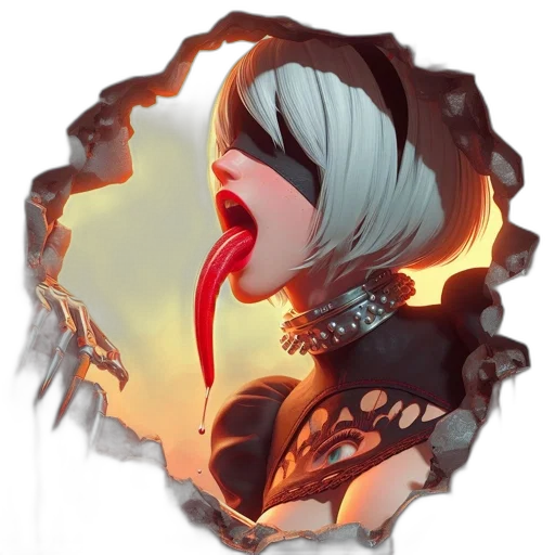 face, staff, mask, concept art transparent PNG cut-out