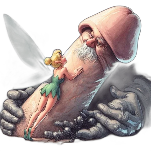 creature, hat, shoes, dress transparent PNG cut-out