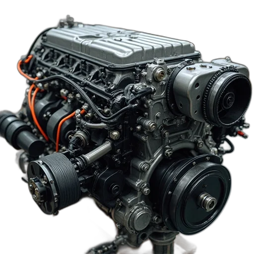 car, 3d render, toyota, engine transparent PNG cut-out