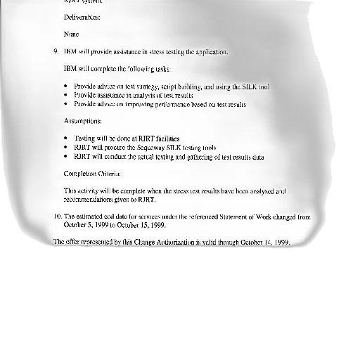 document, titled, ibm, will transparent PNG cut-out