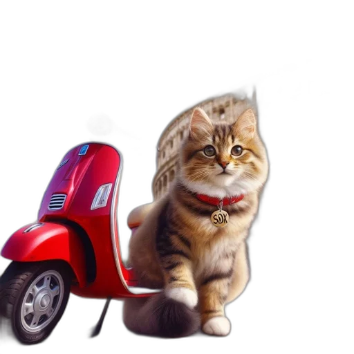 car, animal, robot, photorealistic transparent PNG cut-out