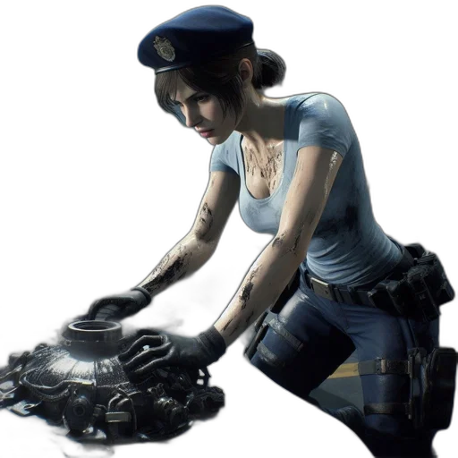 weapon, staff, robot, concept art transparent PNG cut-out