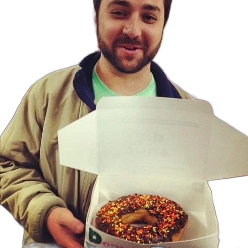 food, staff, man, holding transparent PNG cut-out