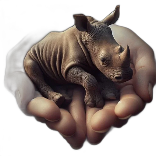 animal, creature, photorealistic, 3d render transparent PNG cut-out
