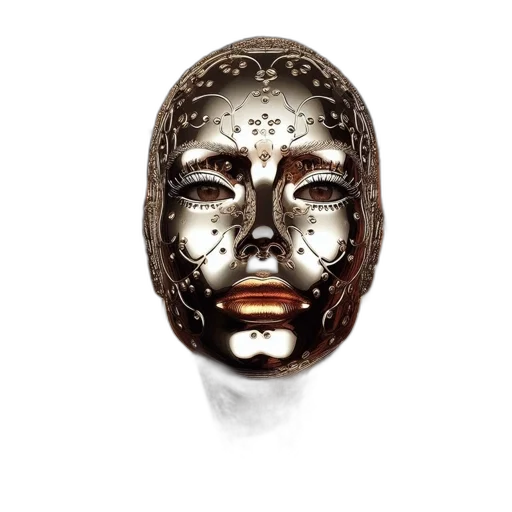 mask, jewelry, crown, face transparent PNG cut-out