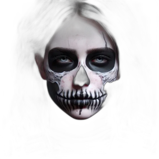 mask, face, creature, photorealistic transparent PNG cut-out