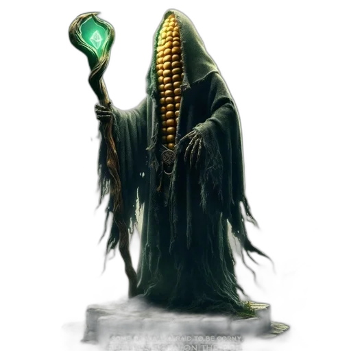 staff, creature, mask, hair transparent PNG cut-out
