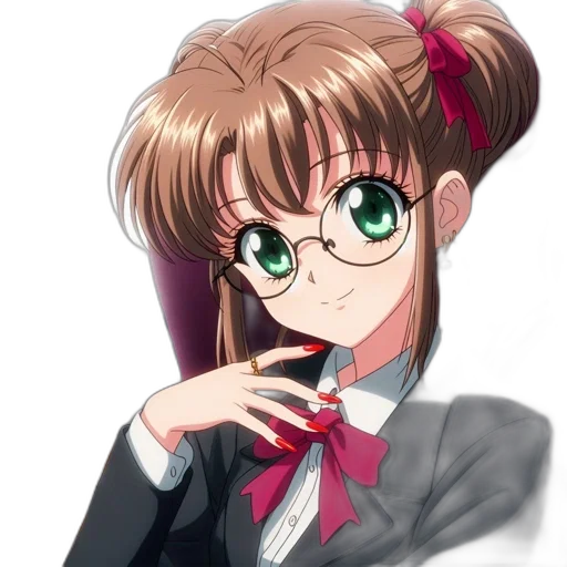 staff, face, hair, jacket transparent PNG cut-out