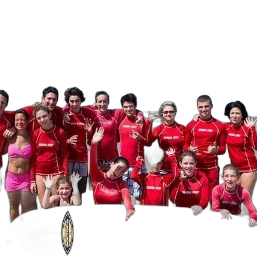 staff, underwater, red, group transparent PNG cut-out