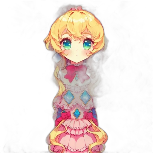 dress, staff, crown, weapon transparent PNG cut-out