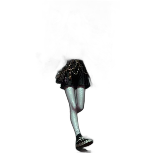 jacket, dress, mask, staff transparent PNG cut-out