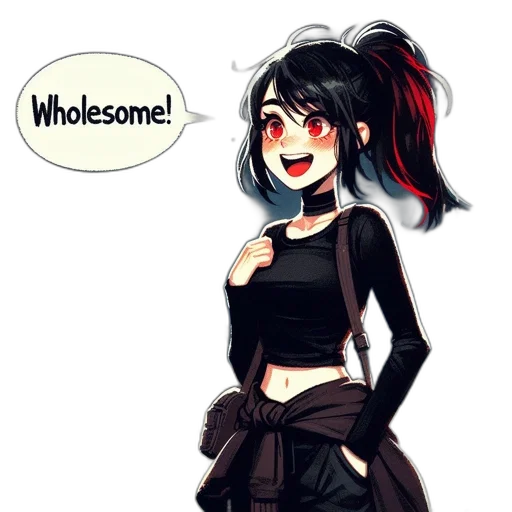 dress, anime, concept art, comic book art transparent PNG cut-out